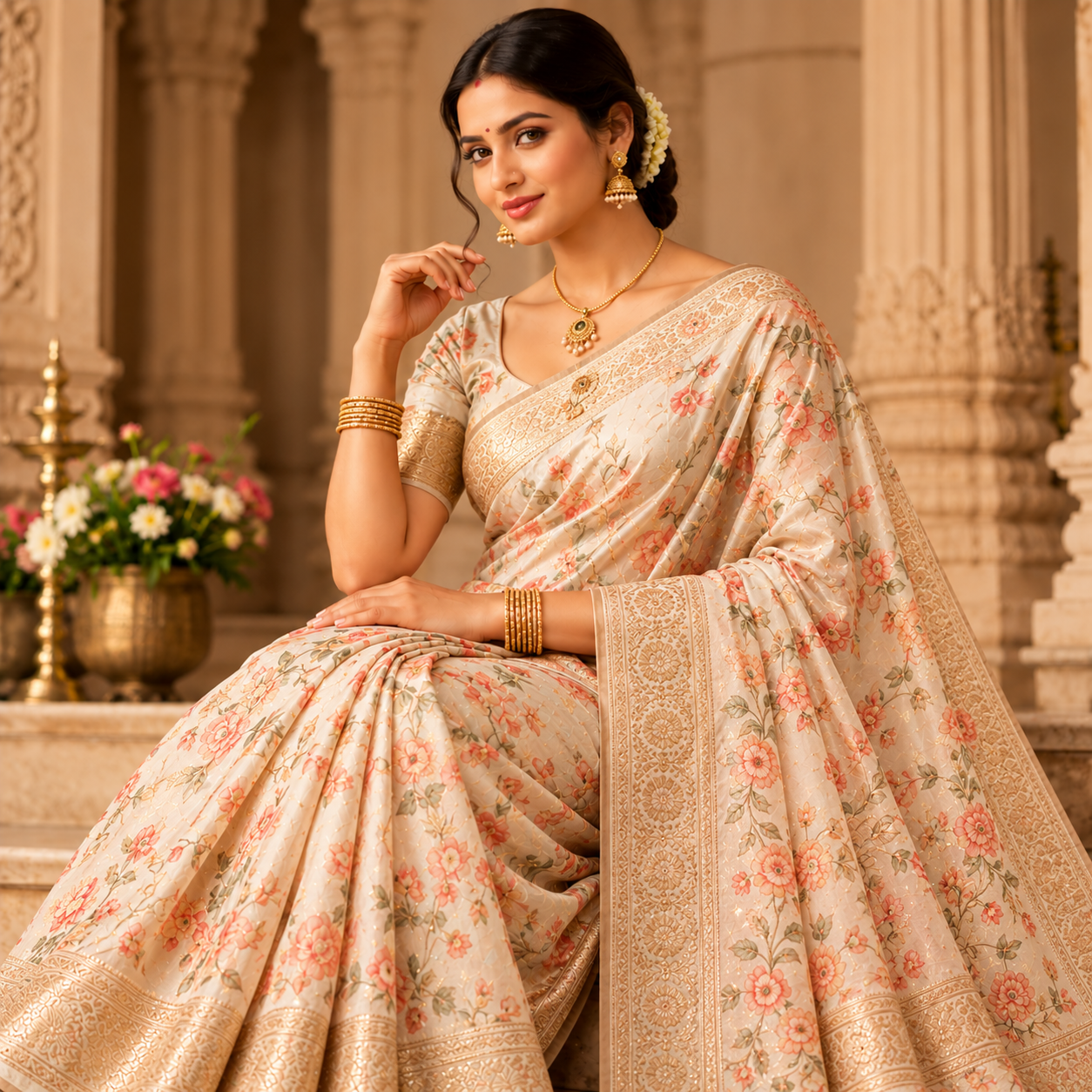Chiffon Party Wear Saree